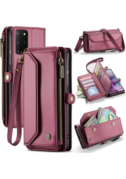 Samsung Galaxy S20 Plus 5g / 4g Crossbody Telefon Çantası Deri Kılıf (Yurt Dışından)