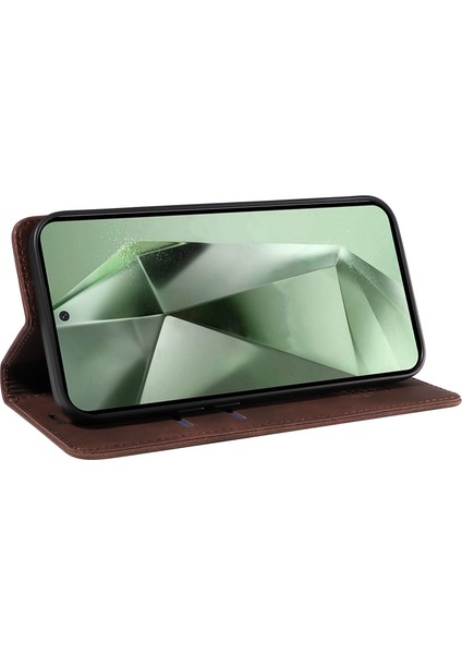 Samsung Galaxy S24 Fe Rfıd Engelleme Cüzdan Deri Kapak (Yurt Dışından)