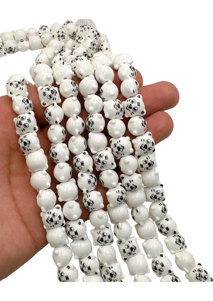 12MM Tiger Kaplan Seramik 5’li Renk Takı Yapımı Aksesuar Boncuk Bead (5 Adet)