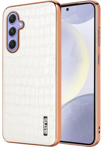 Samsung Galaxy A54 5g Galvanik Timsah Dokusu Pu+Tpu Telefon Kabuğu (Yurt Dışından)