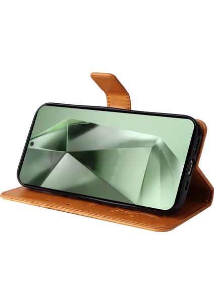 Samsung Galaxy S24 Fe Pu Deri Telefon Kılıfı (Yurt Dışından)