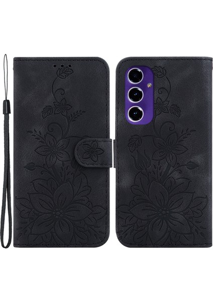 Samsung Galaxy S24 Fe Pu Deri Cüzdan Telefon Kılıfı (Yurt Dışından)