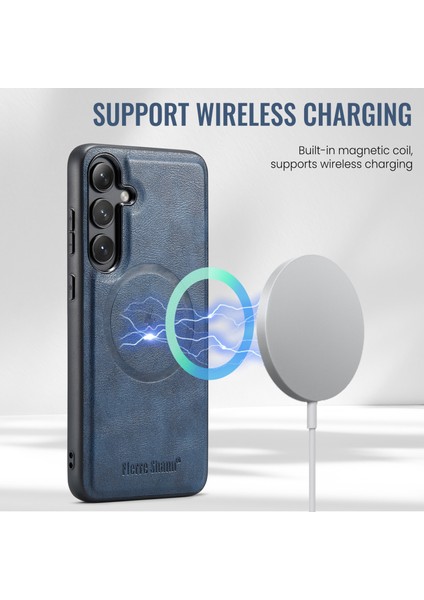 Samsung Galaxy S24 Pu+Tpu Telefon Kılıfı Magsafe Şarjıyla Uyumlu (Yurt Dışından) indirimleri