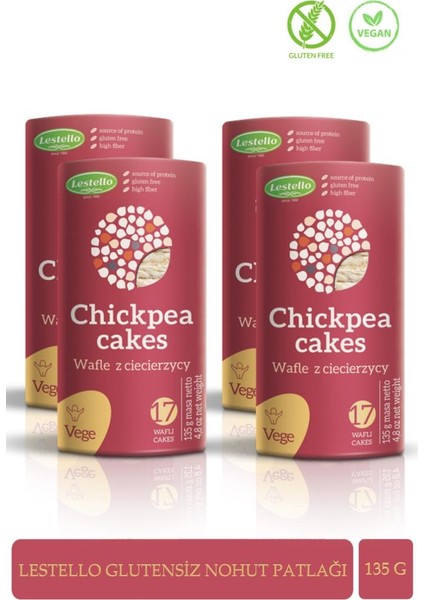 Glutensiz Nohut Patlağı 135 gr X4