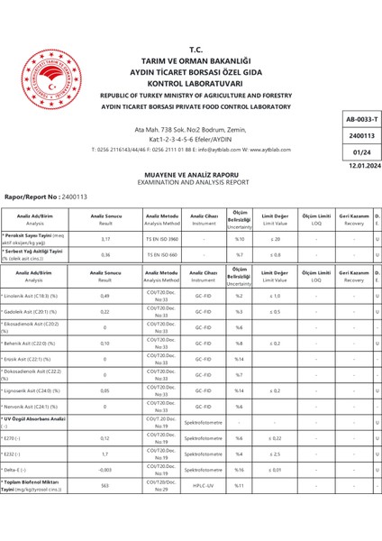 Premium Organik Zeytinyağı Ödüllü Natürel Sızma Soğuk Sıkım Zeytinyağı 2 Lt x 2 Adet