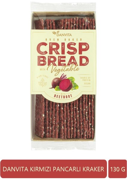 Danvıta Kırmızı Pancarlı Kraker 130 gr