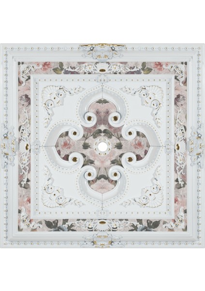 Kare Saray Tavanlar (90 cm x 90 Cm)