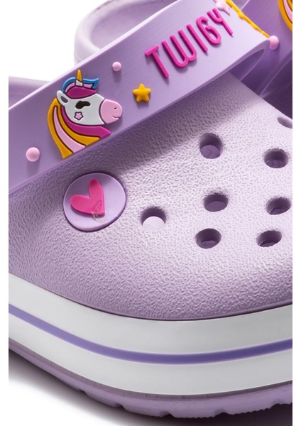 Seli Çocuk Sabo Terlik Lila 25/30