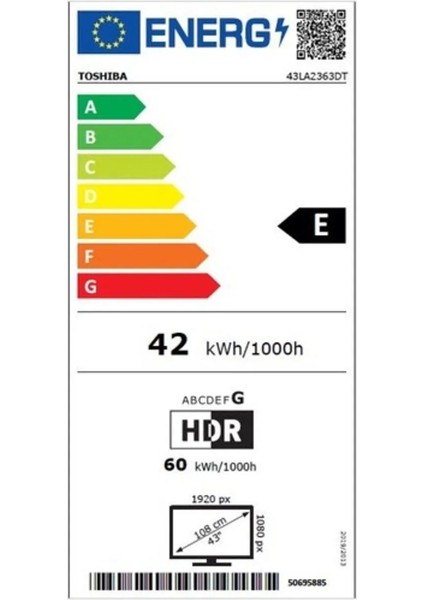 43LA2363DT 43" 108 Ekran Uydu Alıcılı Full HD Android DLED TV