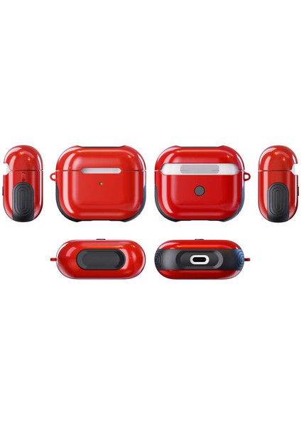 Air Pods 3. Nesil Kılıf Zore Shockproof Silikon-Sarı