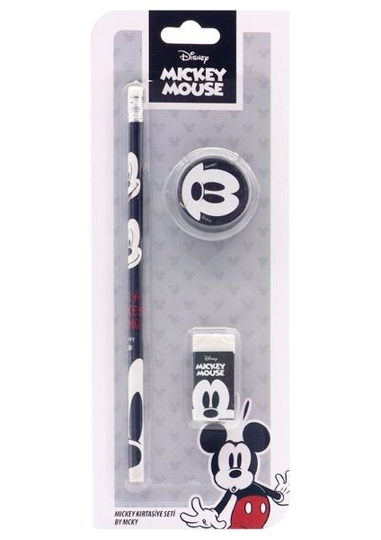 Lisanslı Kırtasiye Seti 3 Parça Mıckey Mouse Siyah fiyatları