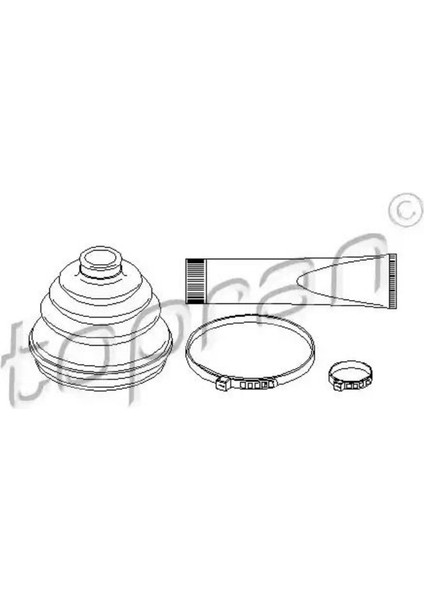 Aks KÖRÜĞÜ - 202424 Topran - Opel Astra F Vectra A 1.6 I 1.7 D 1.8 1981 ve Sonrası Uyumlu