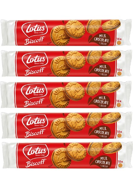 Bıscoff Sandwıch Bıscoff Chocolate 150 G - Çikolata Kremalı Bisküvi x 5 Adet