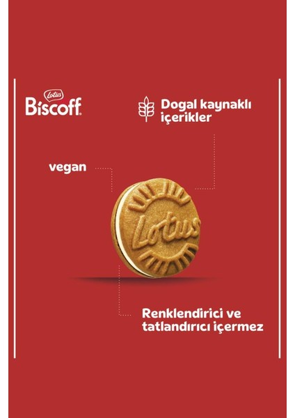 Bıscoff Sandwıch Bıscoff Vanilya Kremalı 150 gr x 5 Adet