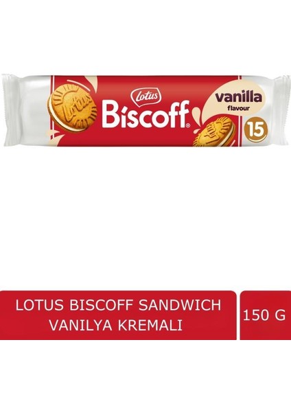 Bıscoff Sandwıch Bıscoff Vanilya Kremalı 150 gr