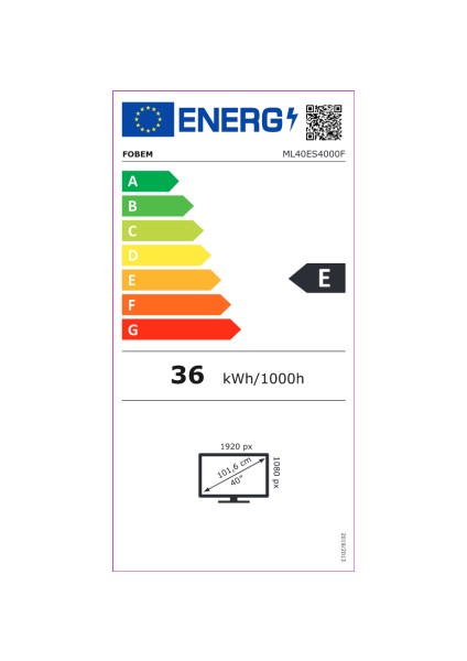 ML40ES4000F 40" 101 Ekran Uydu Alıcılı Full HD Smart LED TV