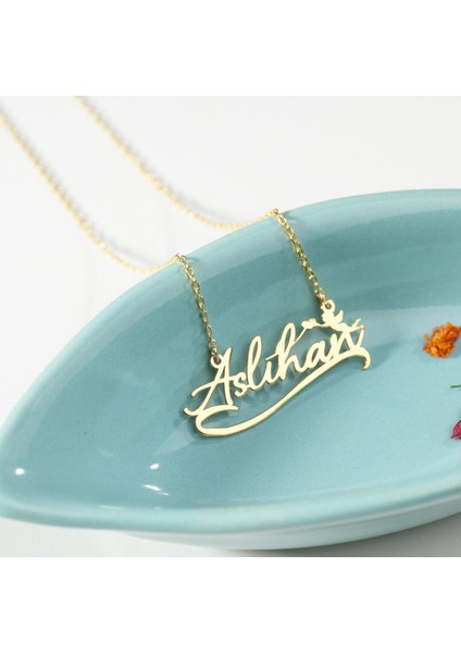 925 Ayar Gümüş Melek ve Isim Detaylı Kolye Özel Tasarım fırsatları