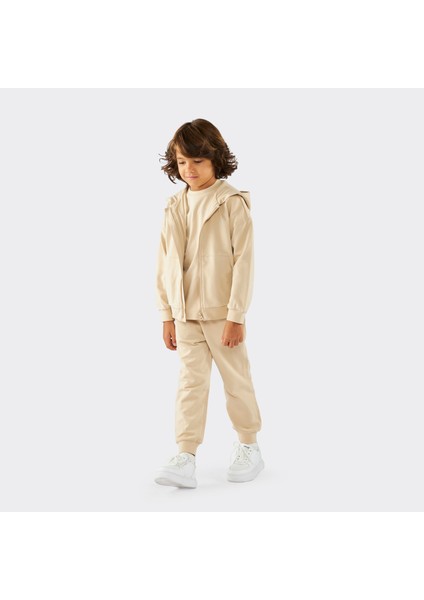 Erkek Çocuk Fermuarlı Sweatshirt