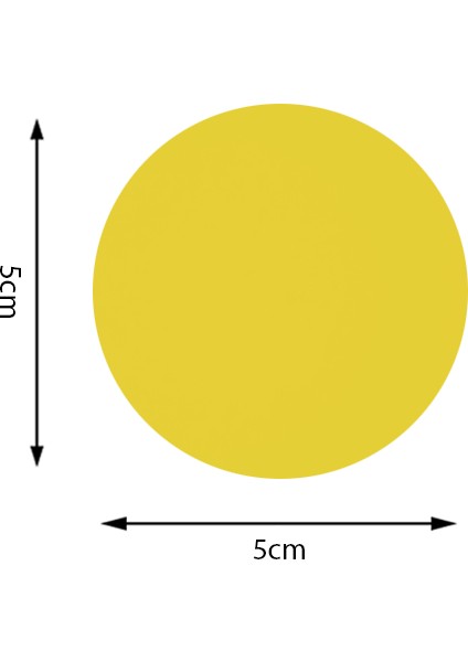 Şekilli Delgeç Daire 5 cm KM8820