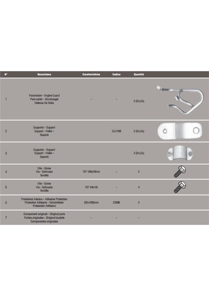 TN1111 Honda Nc 700 X-S Nc 750 X-S - Nc 750 X-S Dct (12-20) Koruma Demiri fiyatları