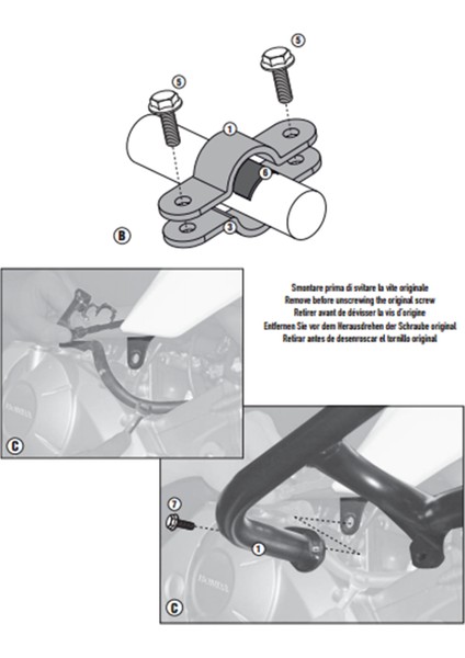TN1111 Honda Nc 700 X-S Nc 750 X-S - Nc 750 X-S Dct (12-20) Koruma Demiri indirimleri