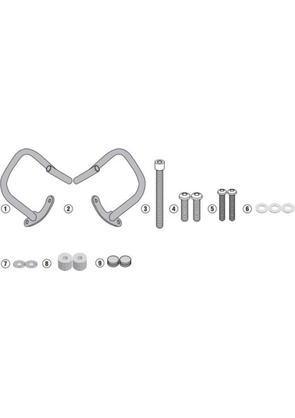 TN3116 Suzuki V-Strom 250 (17-20) Koruma Demiri