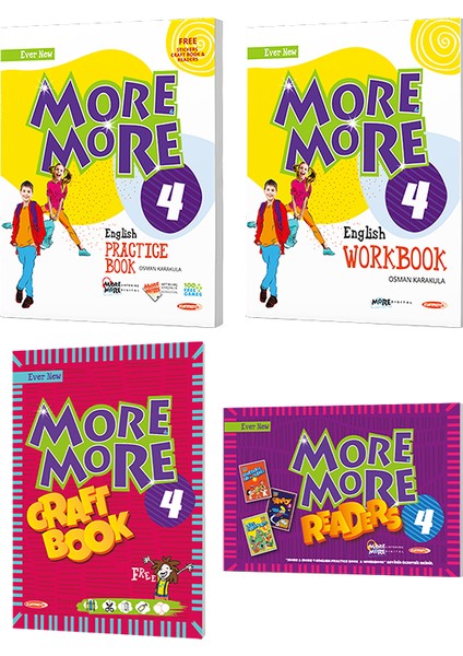 4.Sınıf English Practice + Work + Craft Book + Readers