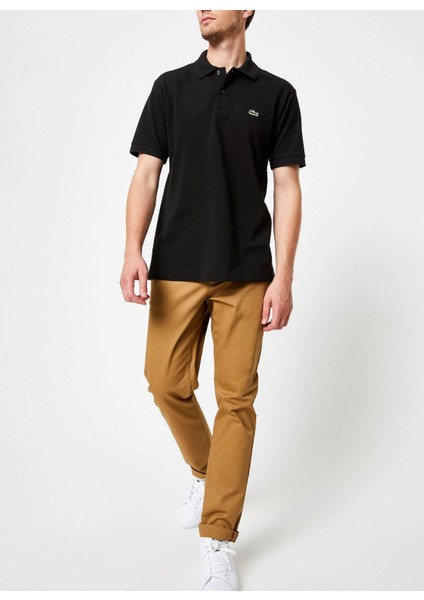 Erkek Klasik Fit Siyah Polo Yaka Tişört