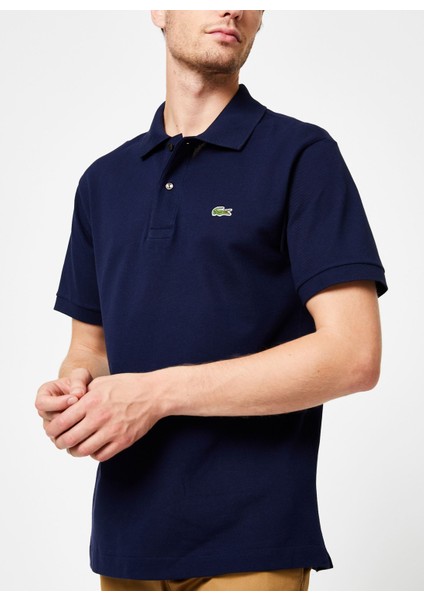 Erkek Klasik Fit Lacivert Polo Yaka Tişört
