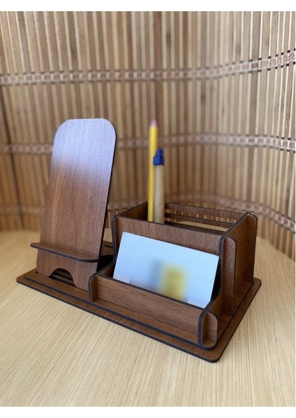 Masaüstü Kalemlik ve Cep Telefonu Standı