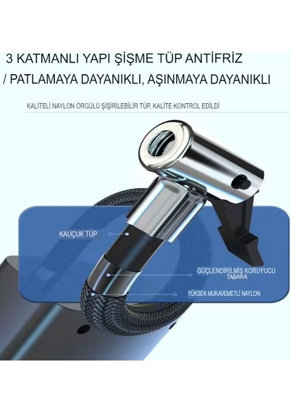 Slim Siyah Model Oto Kompresör Araç Lastik Şişirici Hava Pompası Taşınabilir fırsatları