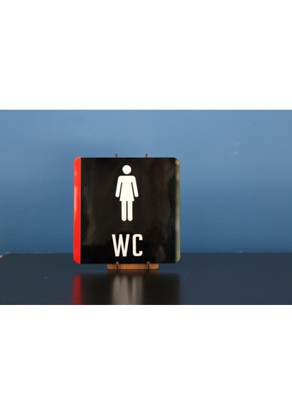Wc Yönlendirme Siyah & Beyaz | Tuvalet