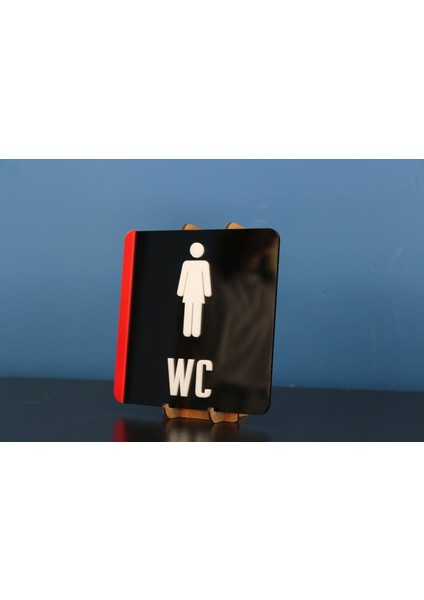 Wc Yönlendirme Siyah & Beyaz | Tuvalet