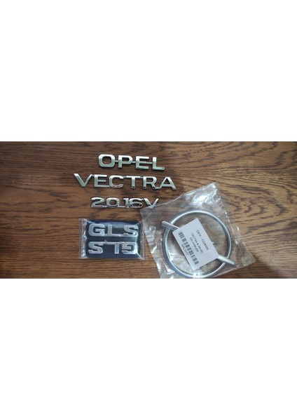 Opel Vectra 2.0_16V Ön Arma Bagaj Yazısı Kapı Çıtası Gls Yazısı Arması 5li Takım