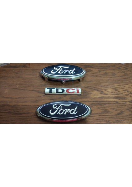 Fiesta Ön Arma (Tırnaklı) - Bagaj Arması (Çift Taraflı Bantlı) 2002-2008 Tdci Logo Arası