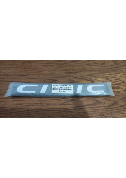 Honda Cıvıc Fc5 Bagaj Yazısı Civic Fc5 Bagaj Yazısı