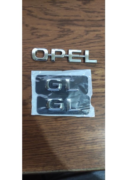Gl" Yazısı 'gl' Yazı 2'li Opel Yazı ile Takım Astra F Vectra B Uyumlu