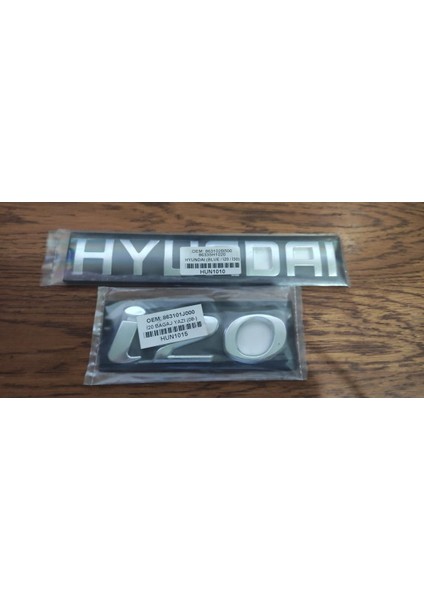 Hyundai I20 Bagaj Yazısı Ayrık Yazı Ithal 2li Takım Hyundai ve I20