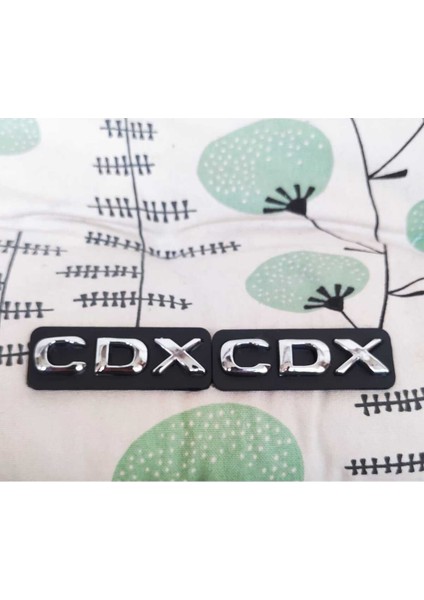 Opel Vectra B 1995-2002 "cdx" Yazısı Ön Kapı Çıtası Cxd Ithal Ithal Krom Kaplama