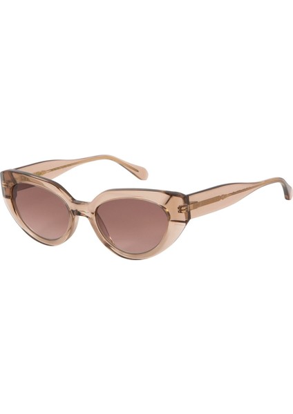 6720 0 Cat Eye Açık Kahverengi Kadın Güneş Gözlüğü