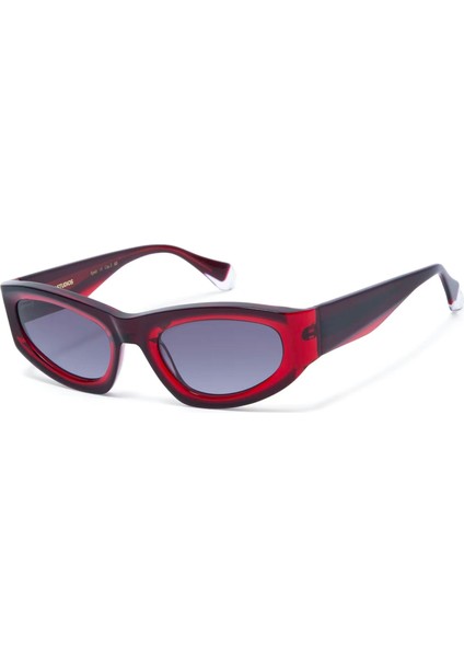 6836 6 Cat Eye Bordo Kadın Güneş Gözlüğü