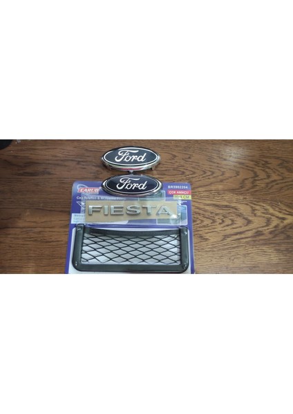 Fiesta Arma Logo Seti 2002-2008 + Fiesta Üçlü (Çift Taraflı Bantlı) 2002-2008 Logo 20X8 cm Araç