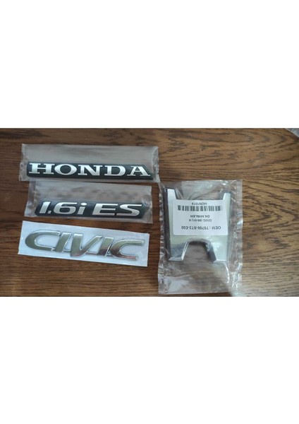 Honda Yazı, Civic Yazı, 1.6ies Yazı Ön Arması Seti 1998 - 2000 Modeller Arası Uyumlu