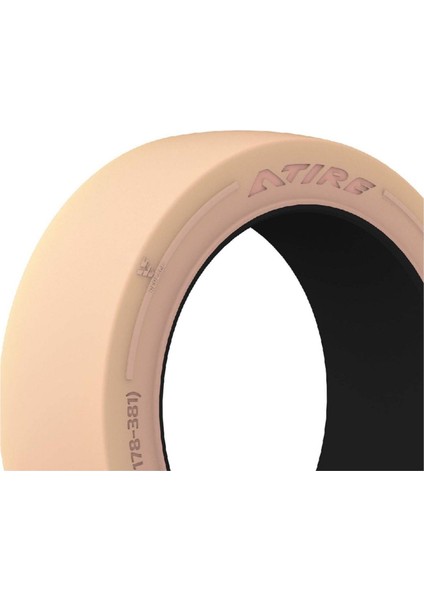 18X7-12.125 Runner Band Çemberli Düz Iz Bırakmayan Dolgu Forklift Lastiği