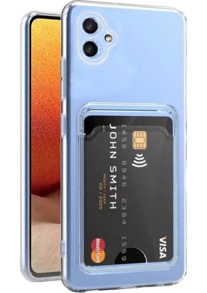 Samsung Galaxy A05 Kılıf Cardy Şeffaf Kartlık Cepli Kapak fiyatları