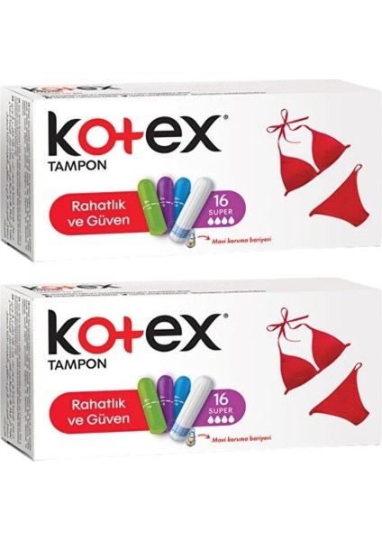 Tampon Süper 16'lı 2 Paket