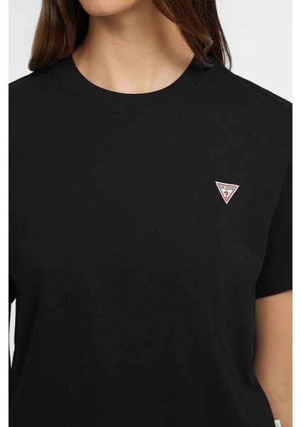 Kadın Boxy Mini Üçgen Logolu T-Shirt fırsatları