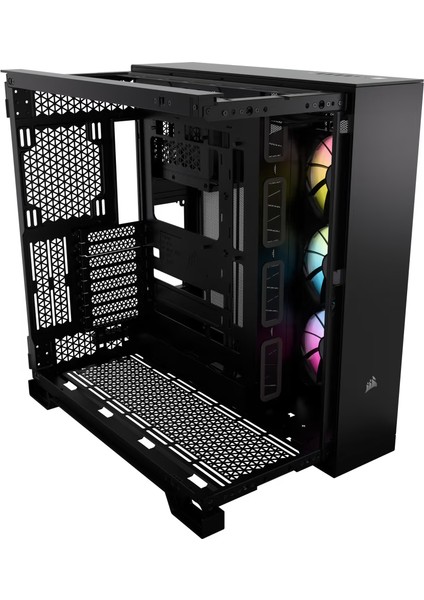 Icue Lınk 6500X Rgb Mid-Tower Atx Dual Chamber Bilgisayar Kasası - Siyah CC-9011269-WW