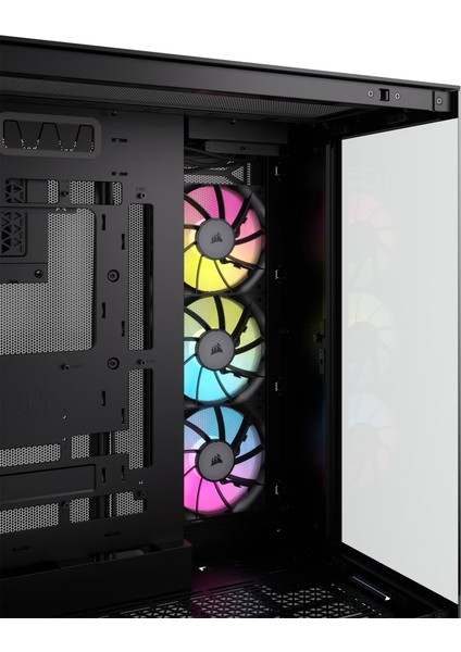 Icue Lınk 6500X Rgb Mid-Tower Atx Dual Chamber Bilgisayar Kasası - Siyah CC-9011269-WW