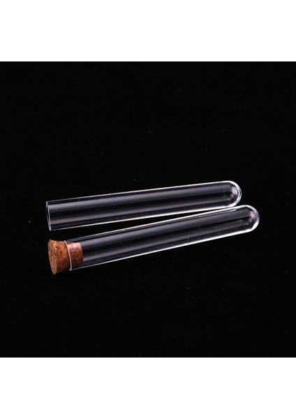 50 Adet 20X150MM 30ML Plastik Mantarlı Test Tüpü, Şeffaf Düğün Iyilik Hediye Tüp Paketi Tüp (Yurt Dışından)